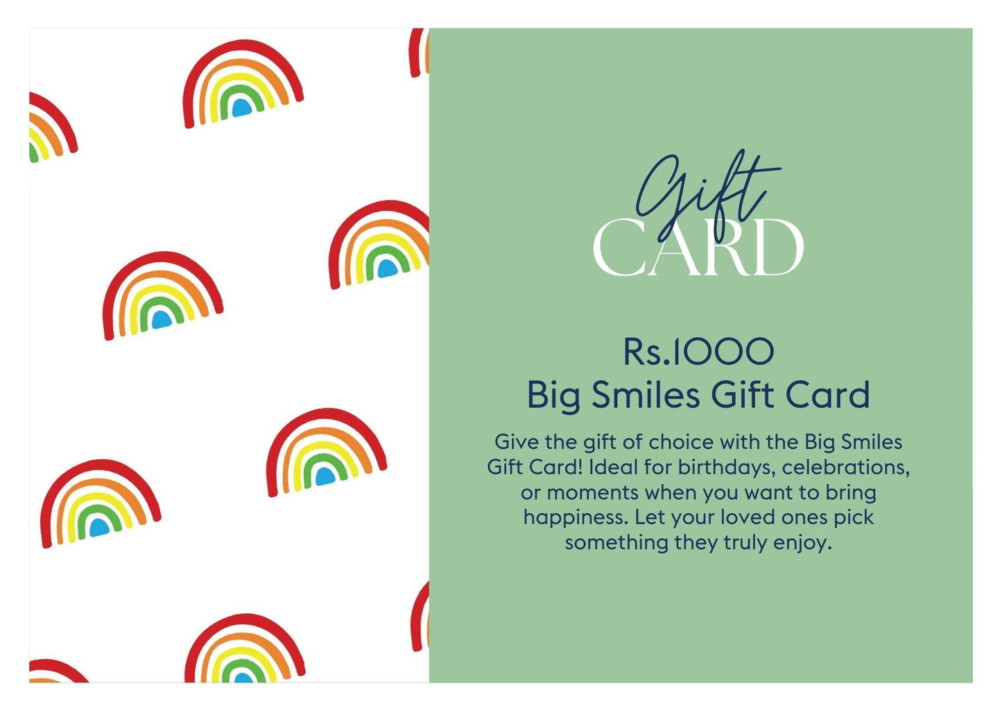 Big Smiles Gift Card