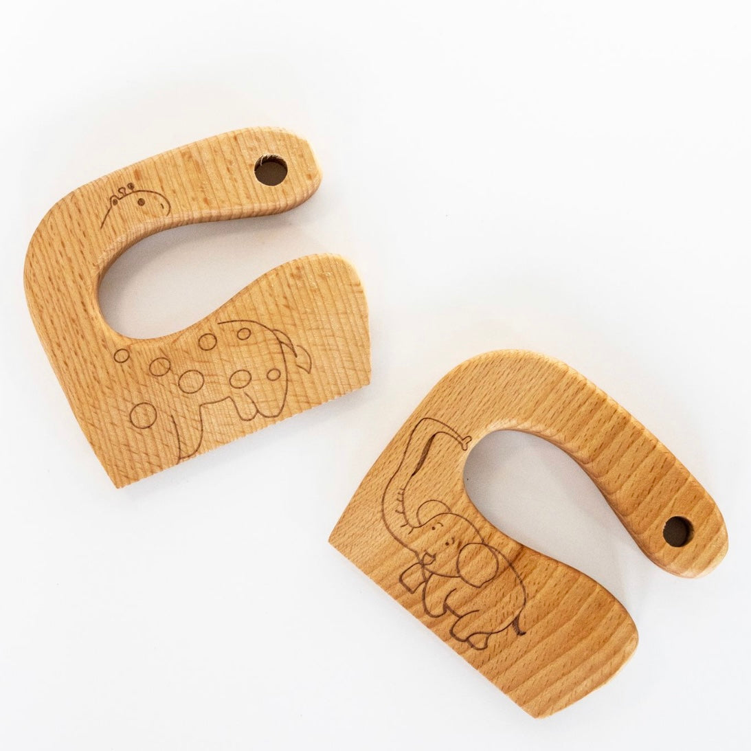 Montessori Wooden Knife – Safe Cutting Tool for Kids (Age 3+)