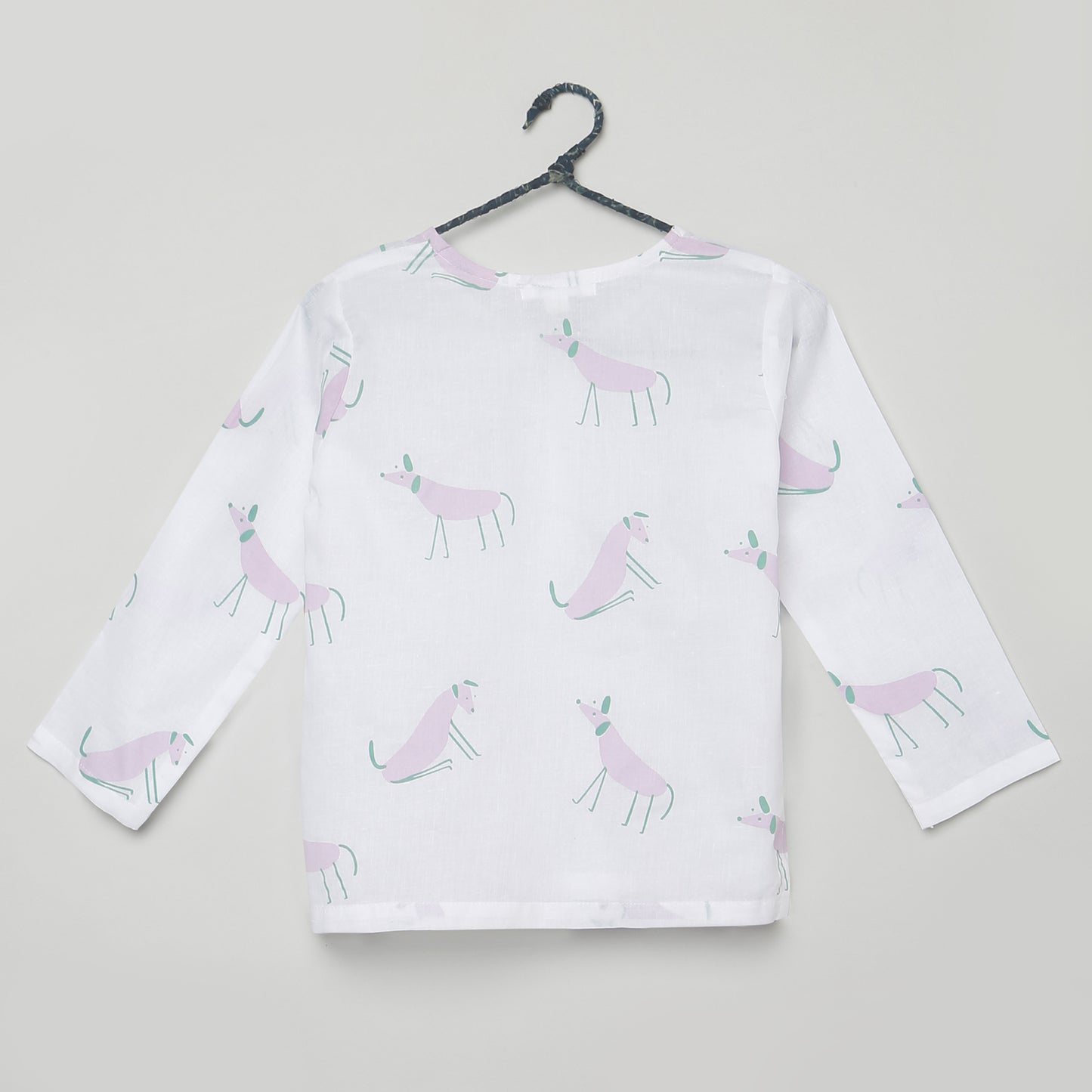 Dog Print Pyjama Set (Ages 1-6)
