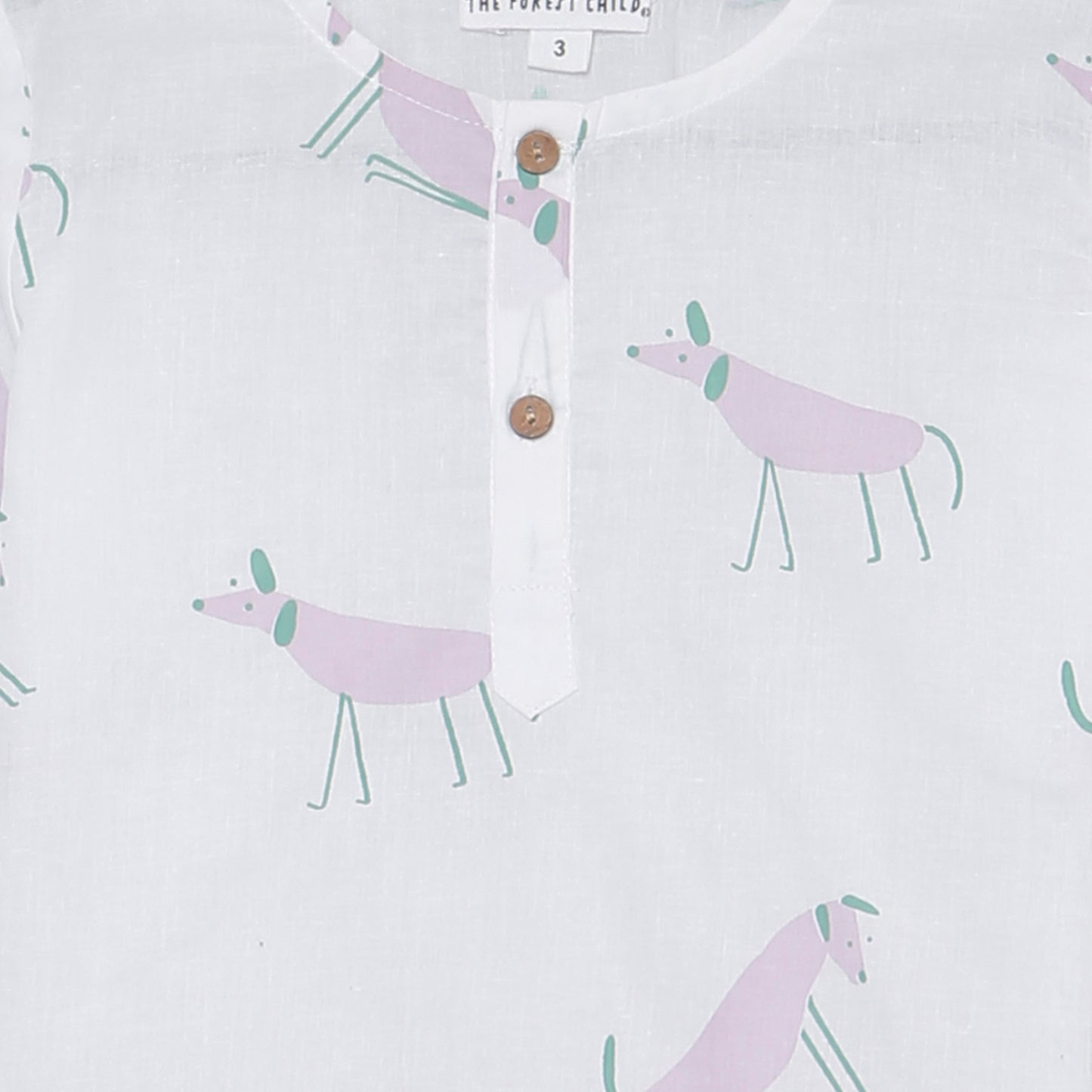 Dog Print Pyjama Set (Ages 1-6)
