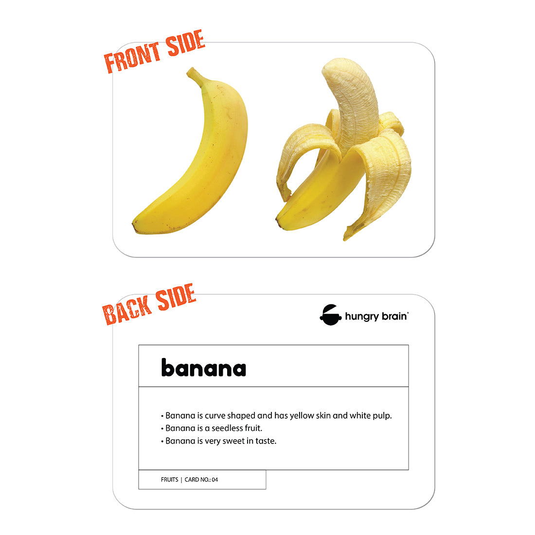 Fruits Flash Cards