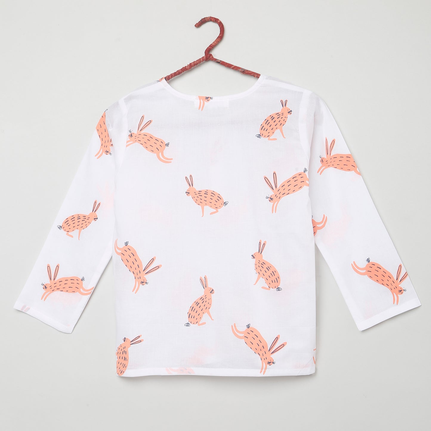 Hare Print Pyjama Set (Ages 1-6)