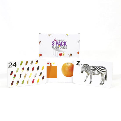 Pack of 3 Flash Cards