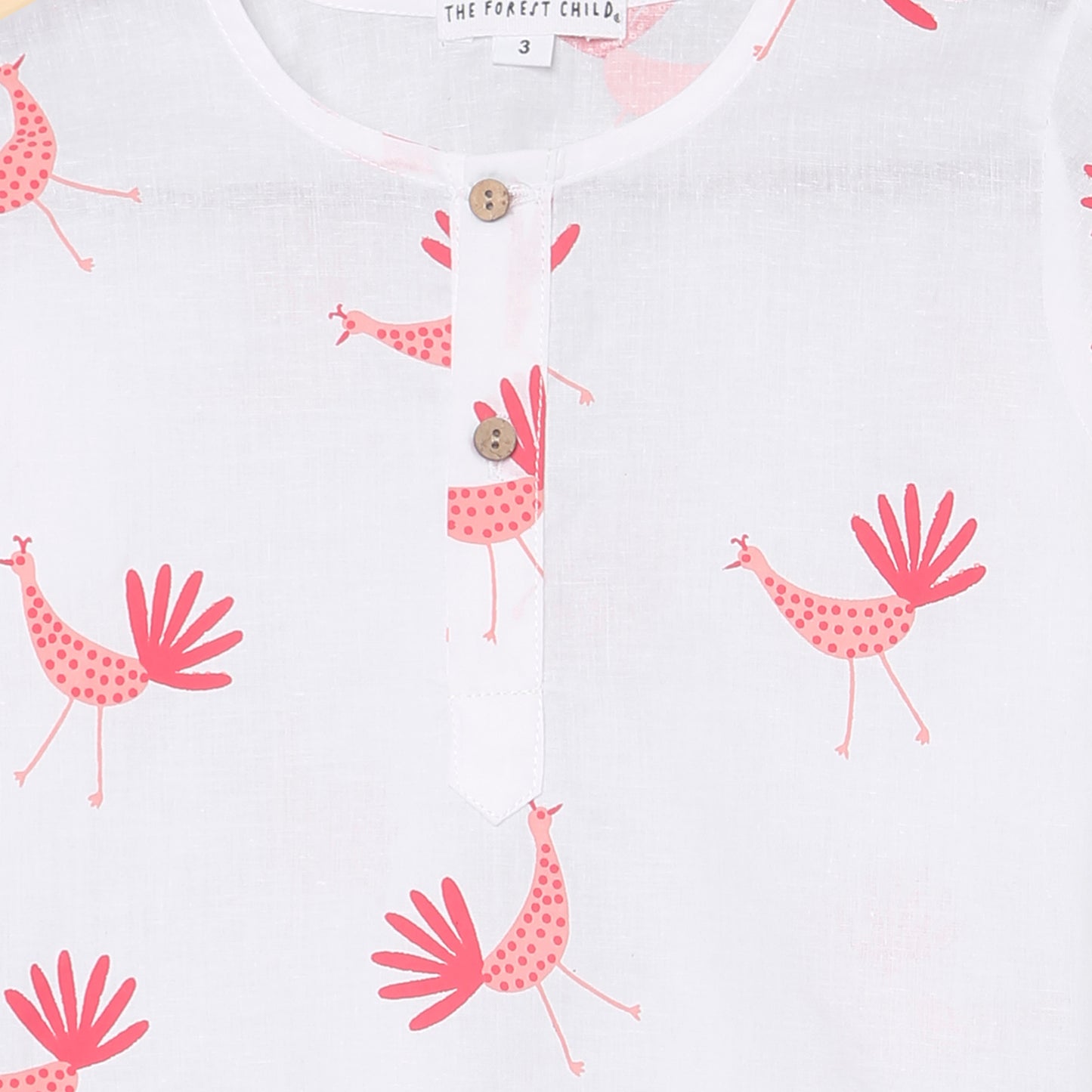 Peacock Print Pyjama Set (Ages 1-6)