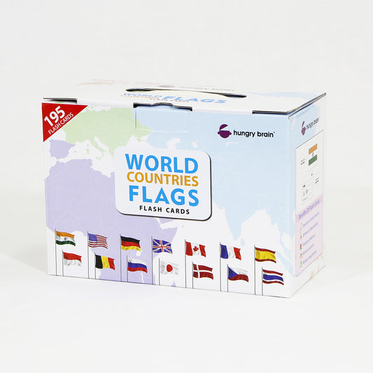 World Countries Flags Flash Cards