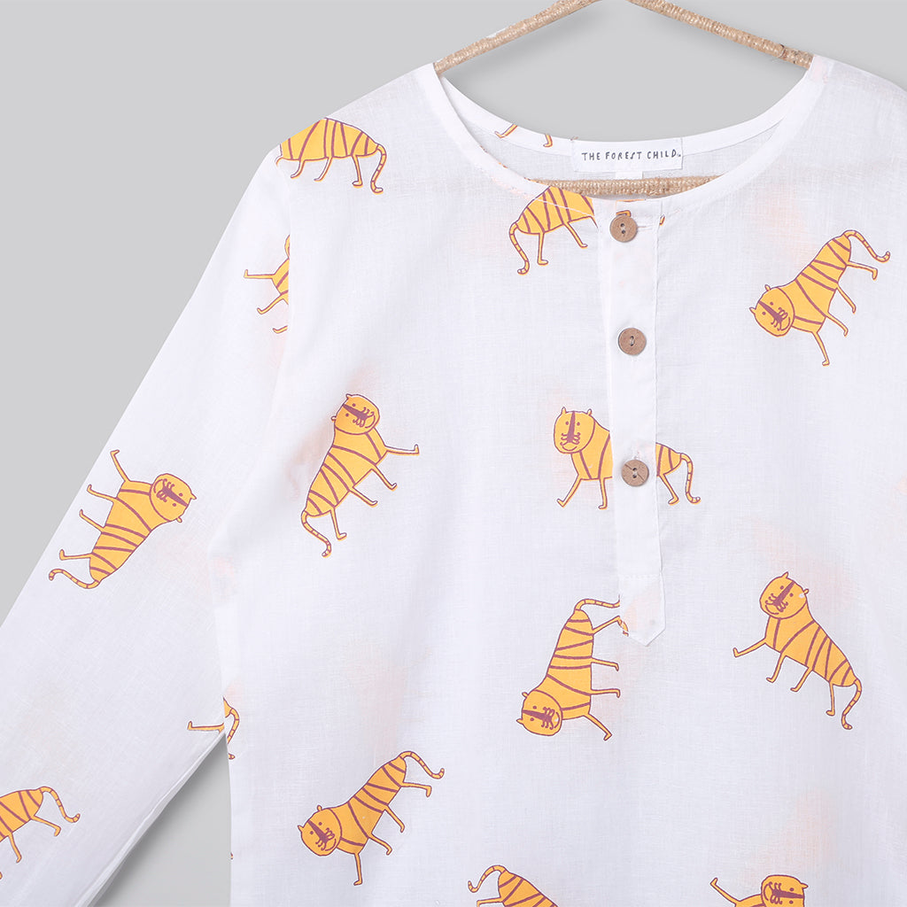 Tiger Print Pyjama Set