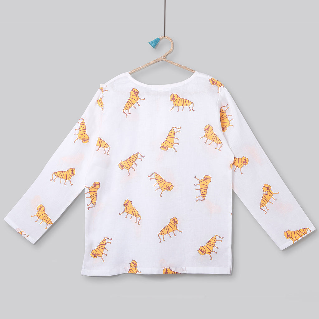 Tiger Print Pyjama Set