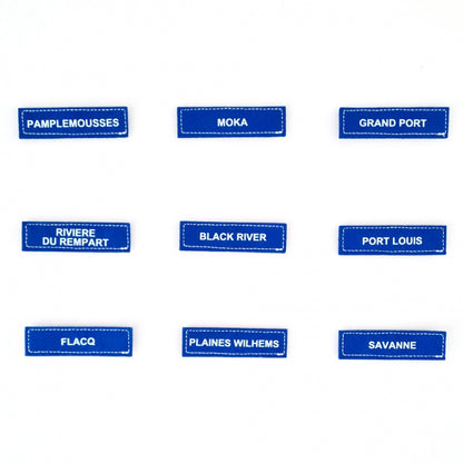 Map of Mauritius – Interactive Fabric Map with Detachable Landmarks