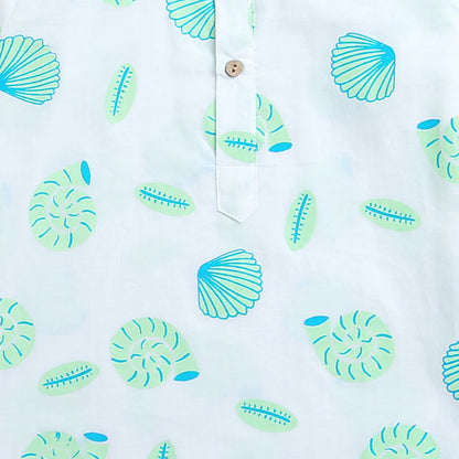 Beach Shells Cotton Pyjama Set