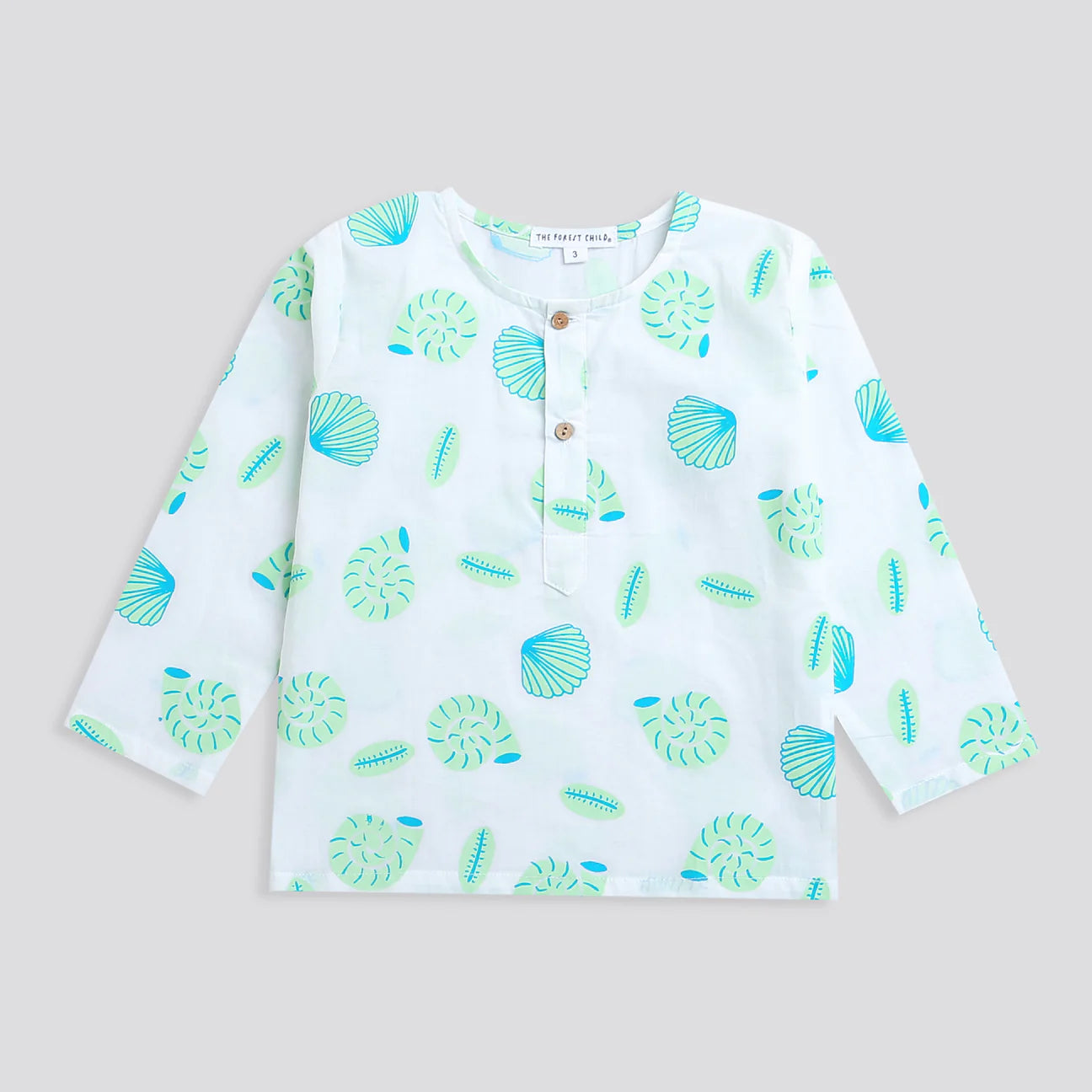 Beach Shells Cotton Pyjama Set