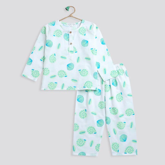 Beach Shells Cotton Pyjama Set