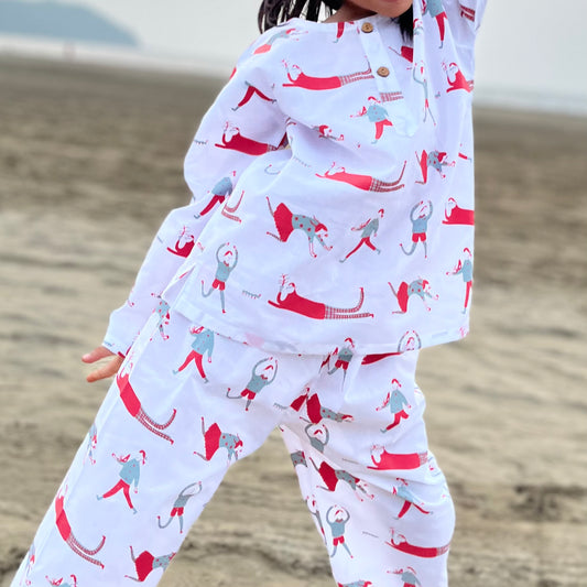 Forest Kids Print Pyjama Set (Ages 1-6)