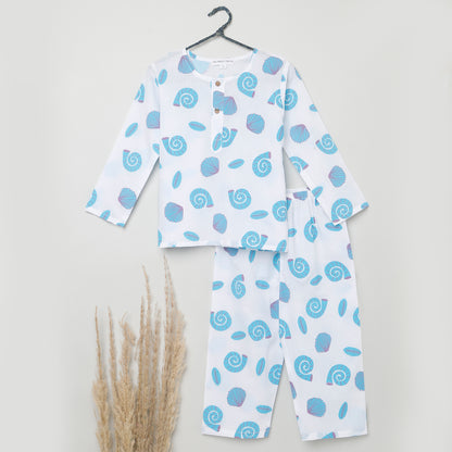 Shell Print Pyjama Set (Ages 1-6)