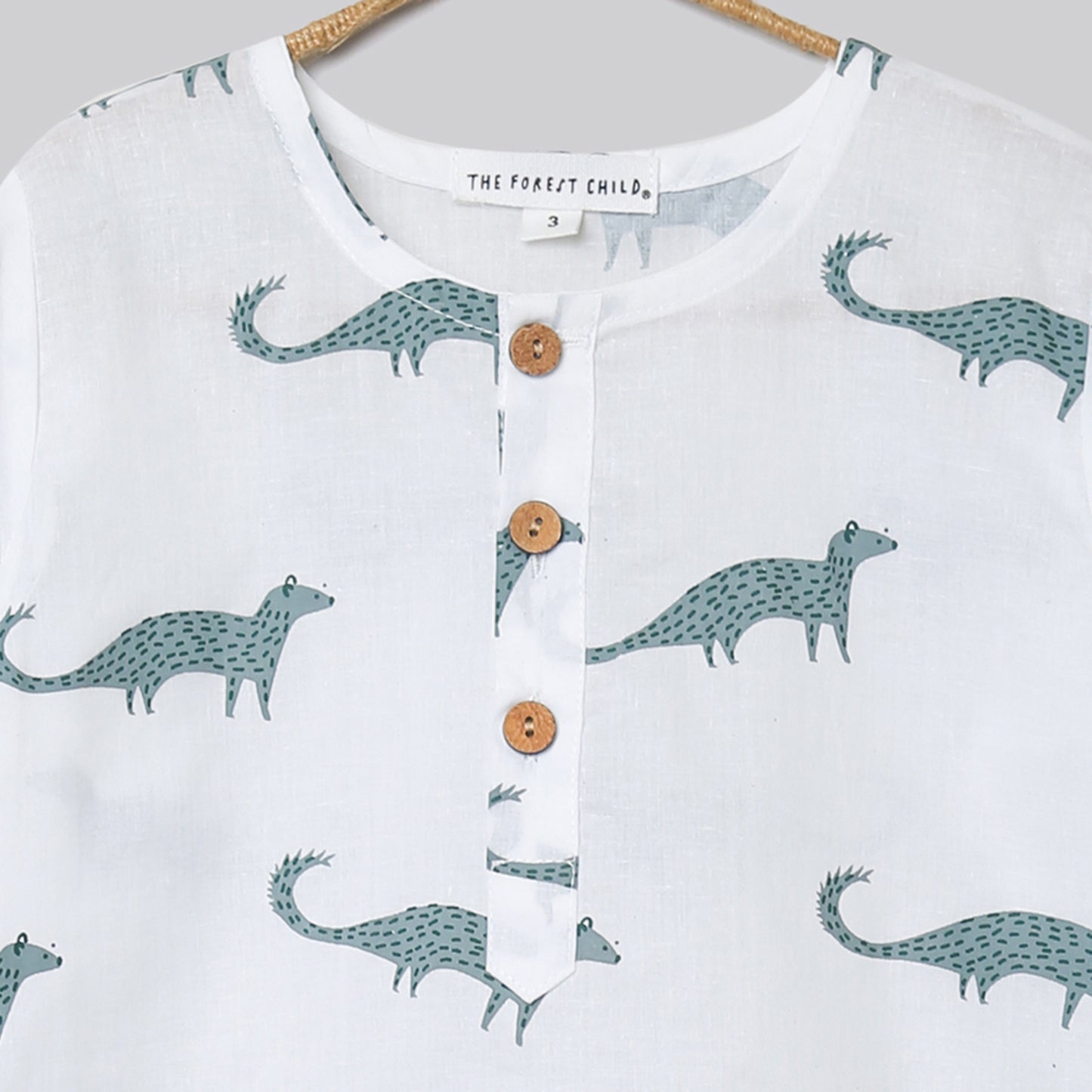 Mongoose Print Pyjama Set (Ages 1-6)