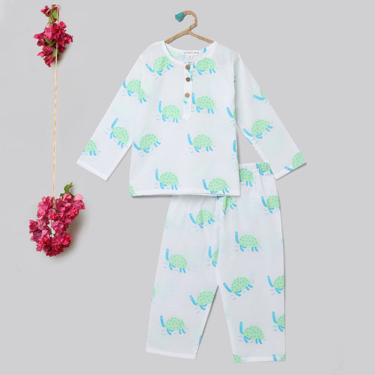 Turtle Print Pyjama Set (Ages 1-6)