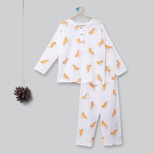 Tiger Print Pyjama Set