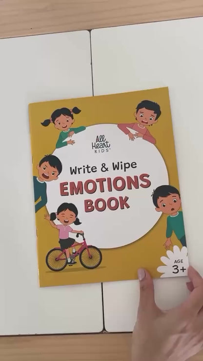 Write & Wipe Emotions Activity Book – Learn Feelings Through Play